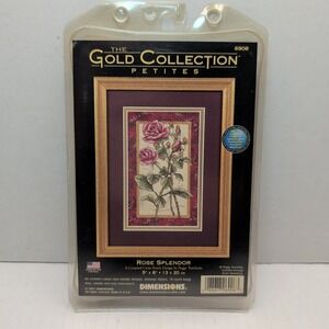 Dimensions Gold Collection Petites Rose Splendor Cross Stitch Kit 6906 2001